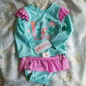 Cat & Jack Baby Girl 12M swimsuit
